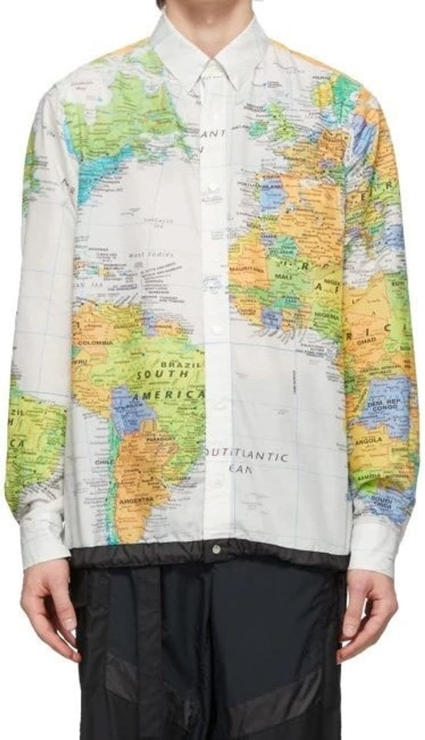 사카이 월드맵 드로우 코드 셔츠 3 커트코베인  상품이미지3