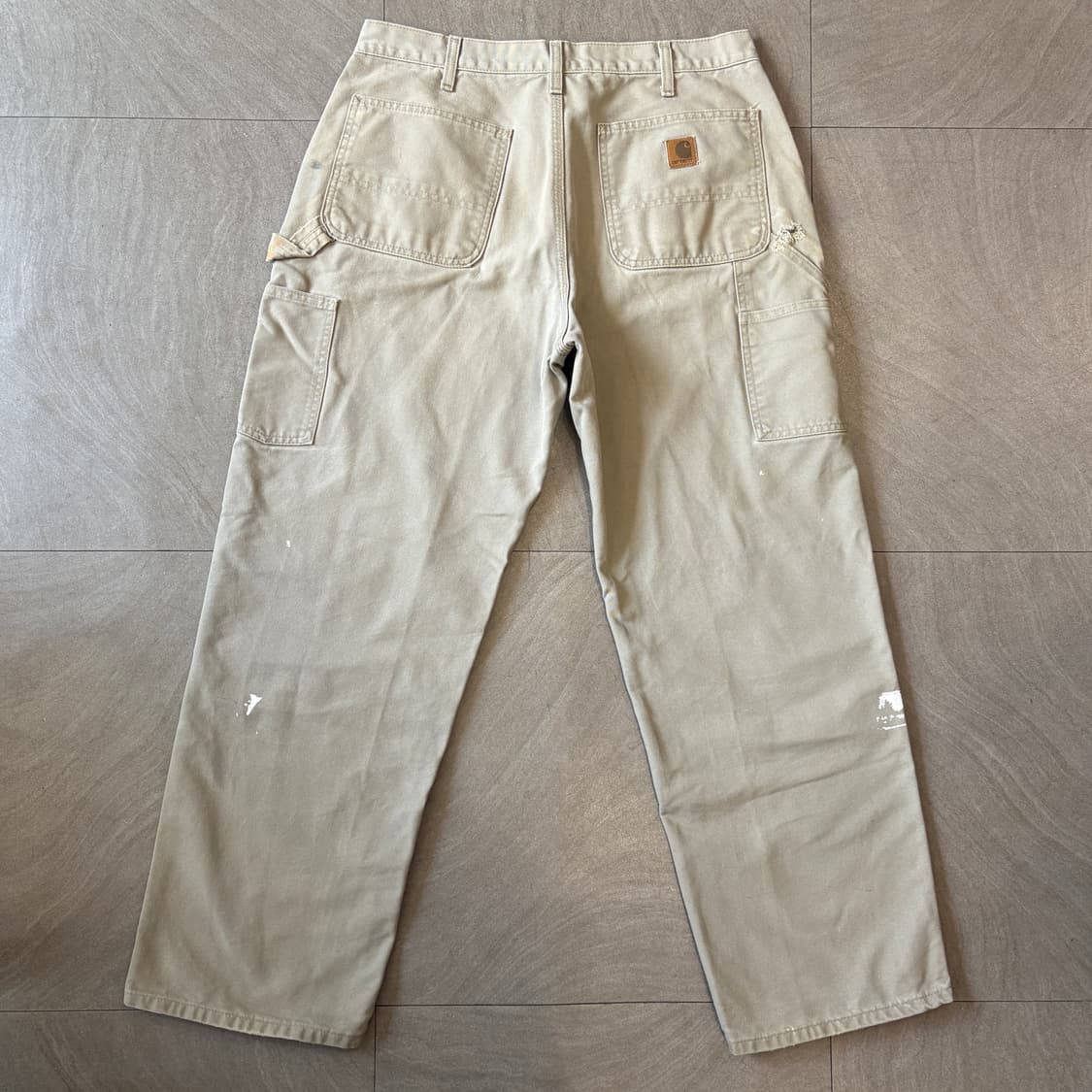 칼하트 오리지널 라이트 그레이 싱글니 카펜터 팬츠 상품이미지1