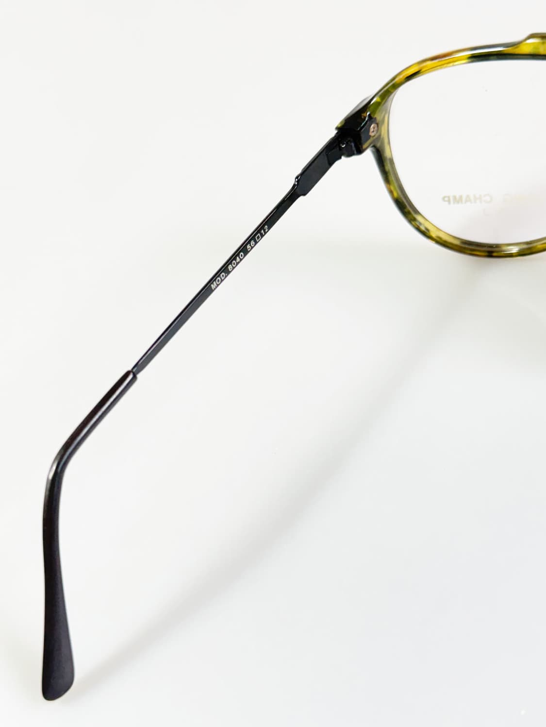 90s LONG CHAMP 마블 스퀘어 보잉 프레임 빈티지 안경 상품이미지8