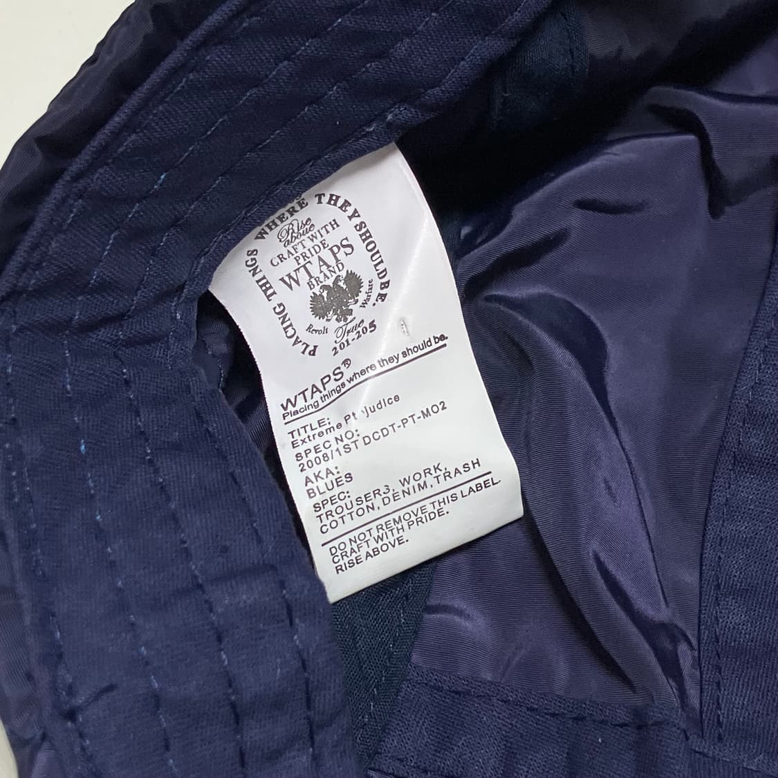 Wtaps 네이버후드 러닝 모자 볼캡 Navy 상품이미지6