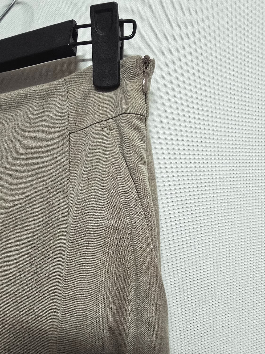 mohan 베이지 플리츠 롱 스커트S 상품이미지4