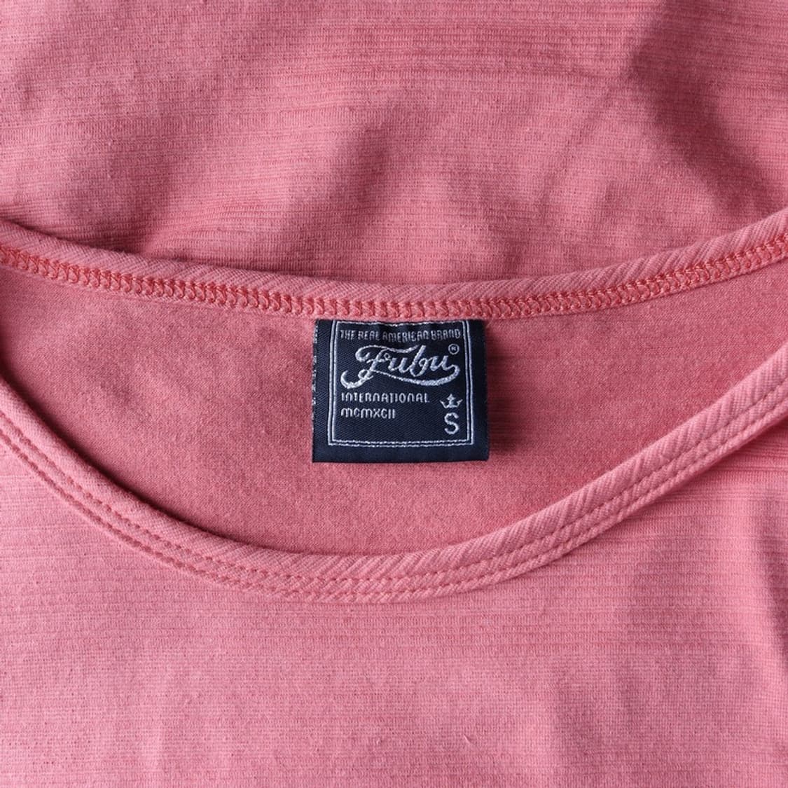 FUBU Y2K 스트릿 슬림핏 사이드라인 반팔 원피스 S 상품이미지6