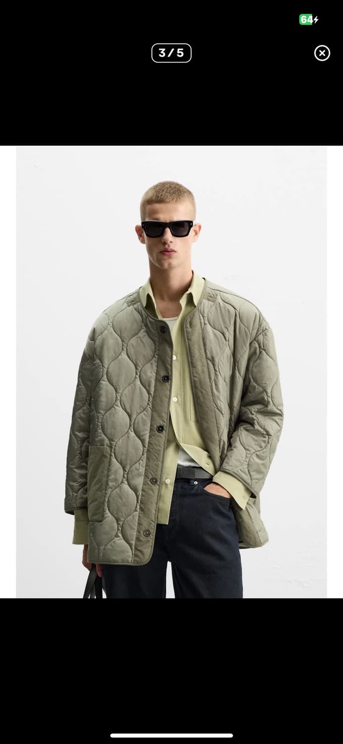 자라 2way 야상 자켓 자라 투인원 야상 피쉬테일 파카 상품이미지2