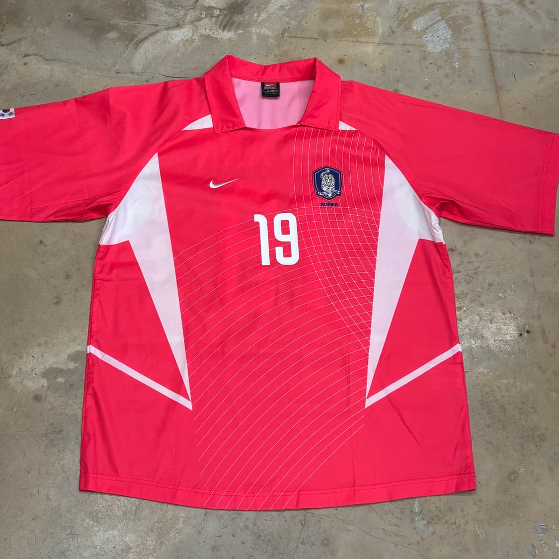 🫶🏻나이키 2002 한일월드컵 한국국대 No.19 안정환 유니폼   상품이미지3