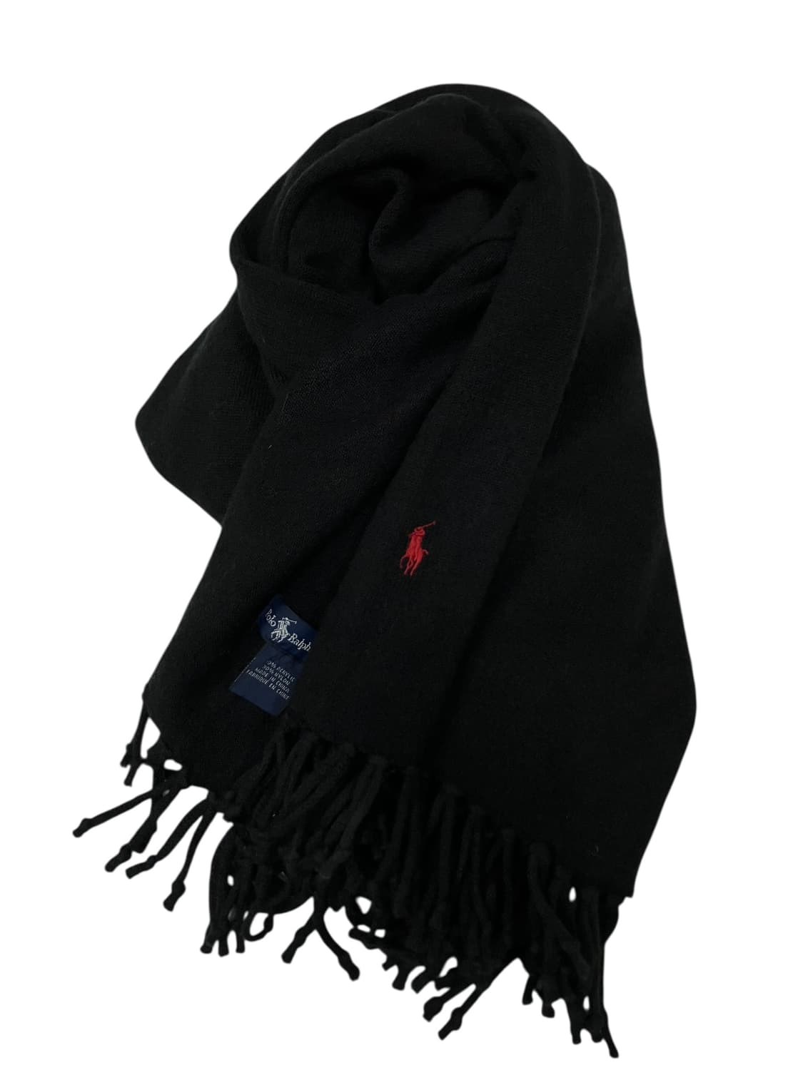 폴로 랄프로렌 블랙 머플러 목도리 상품이미지3