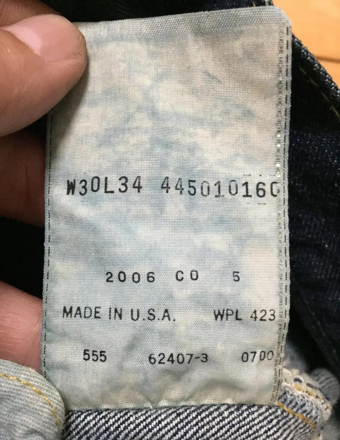 리바이스 LVC S44501 XX DENIM((U.S MADE) 상품이미지7