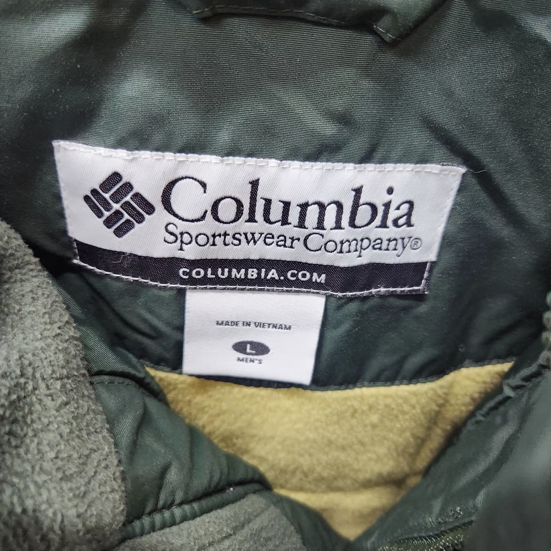 콜롬비아 로고 컬러배색 후드 바람막이 투웨이 스트링 자켓 L(2XL) 상품이미지6