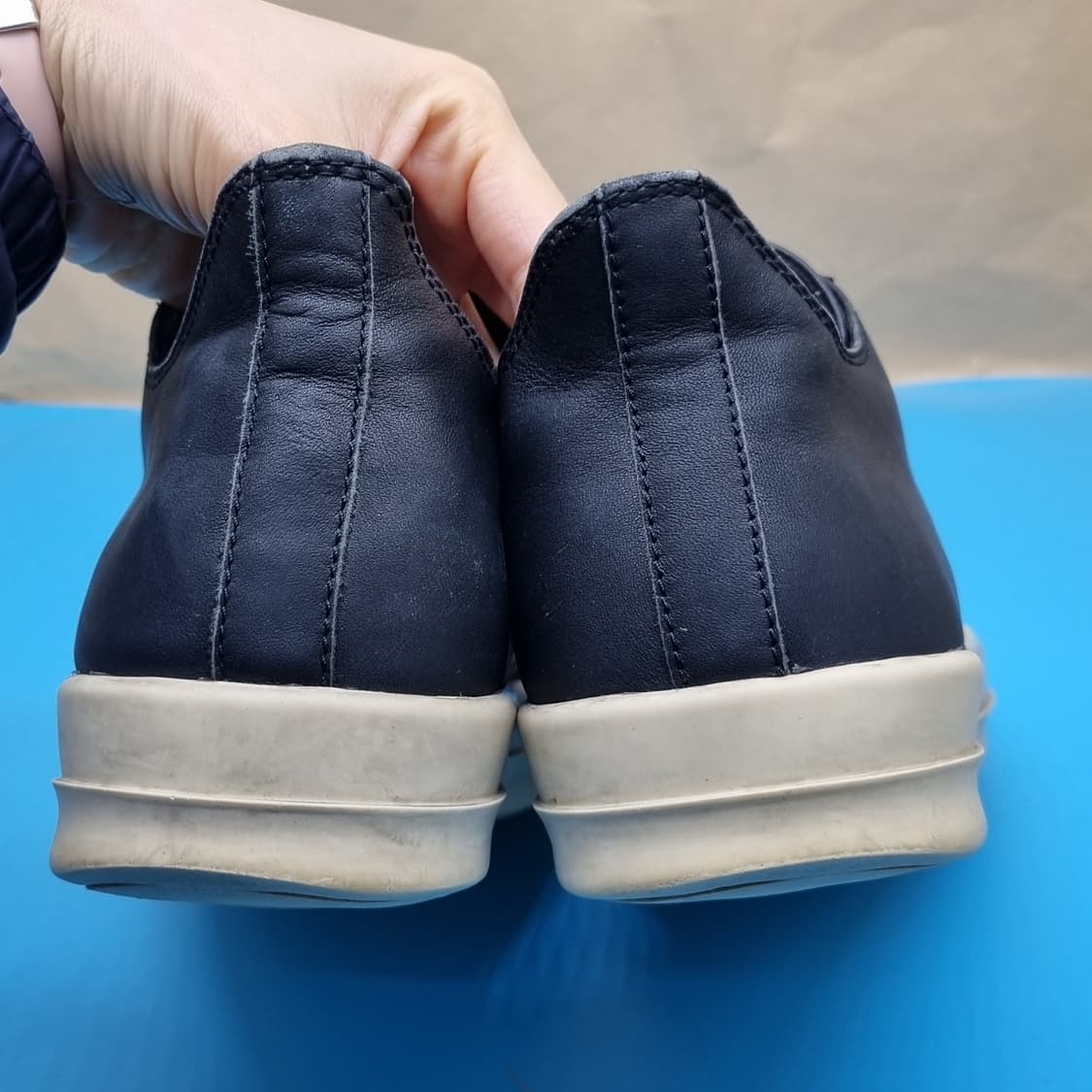 릭오웬스 레더 라몬즈 스니커즈 265 상품이미지4