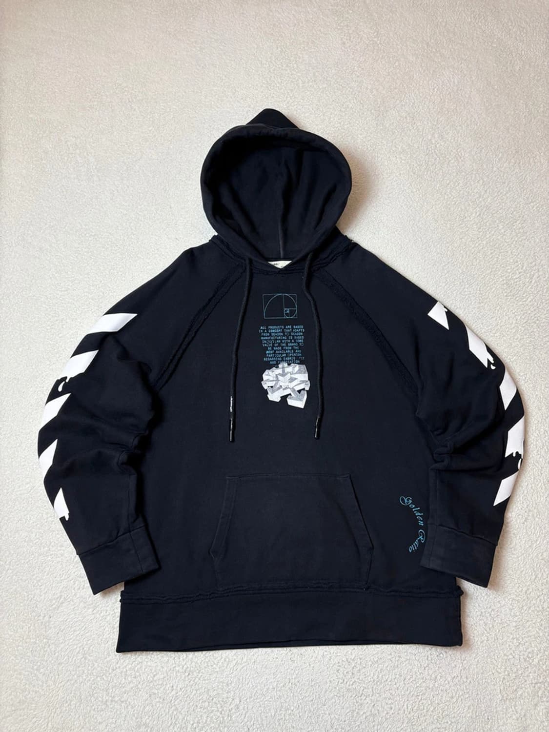 오프화이트 20ss 드리핑 애로우 오버 후드티 PN6556 상품이미지4