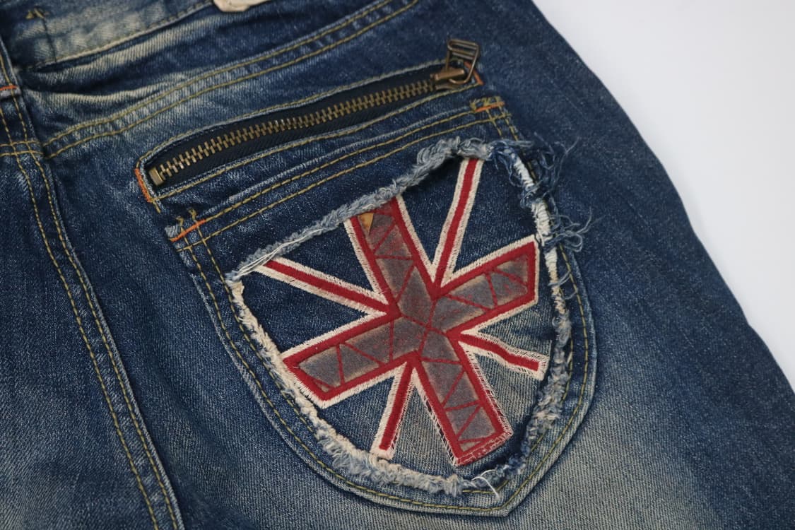 Lolita Jeans 로리타진 유니언잭 패치 디스트레스드 데님 (32) 상품이미지8