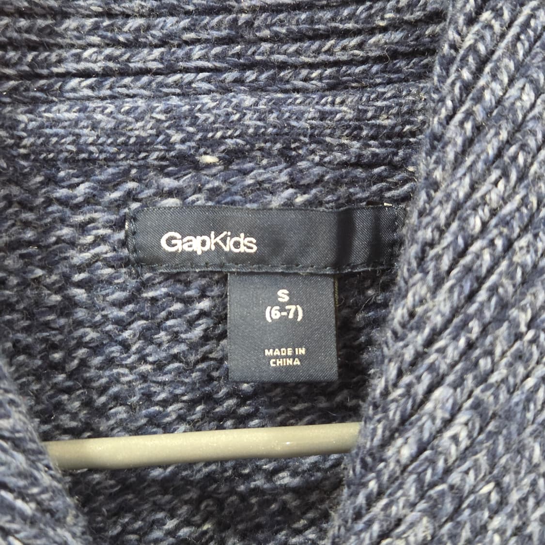 갭 키즈 숄카라 니트 가디건 S/6/7 상품이미지2