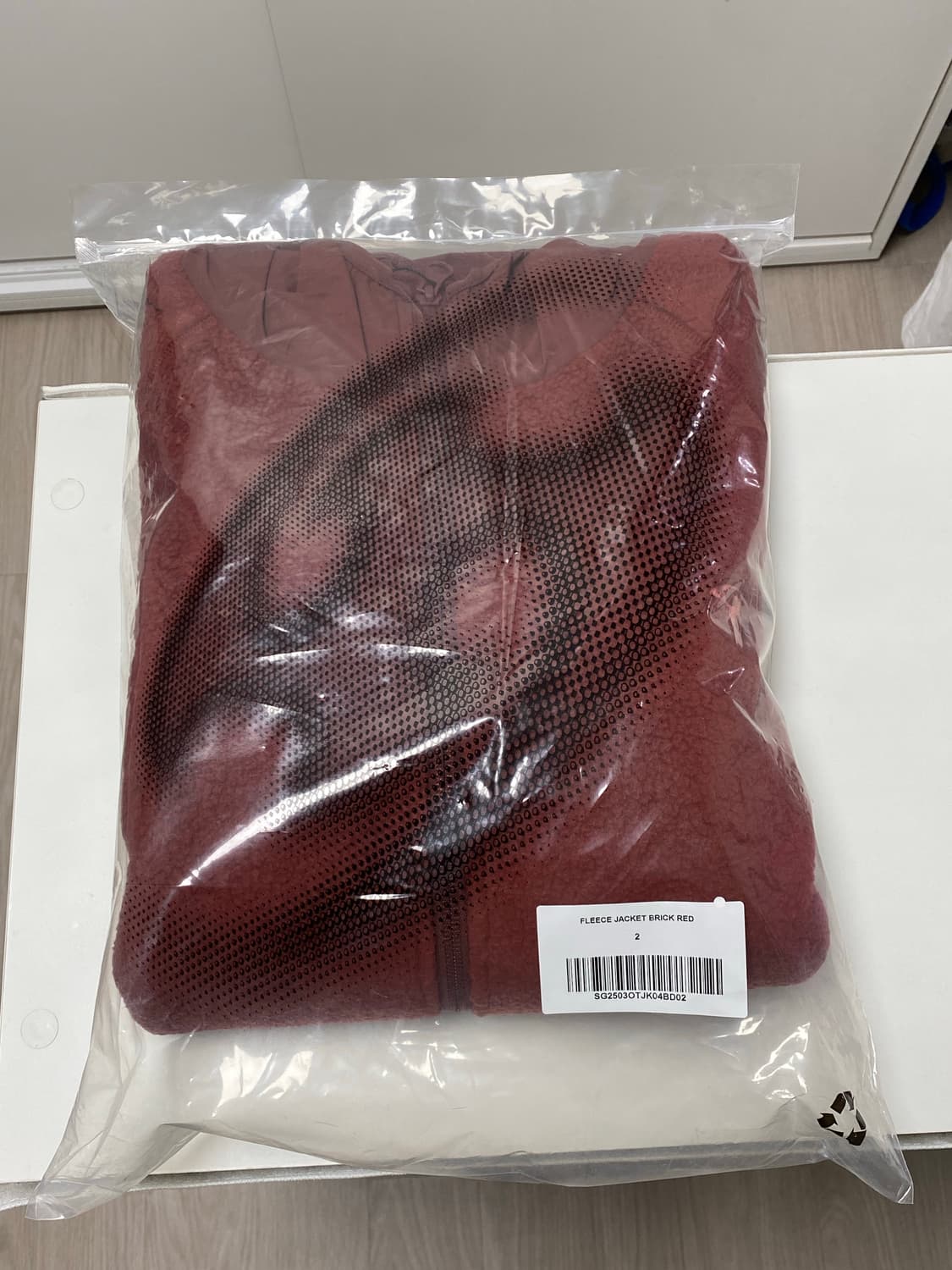 산산기어 플리스 재킷 브릭레드 2사이즈 상품이미지6