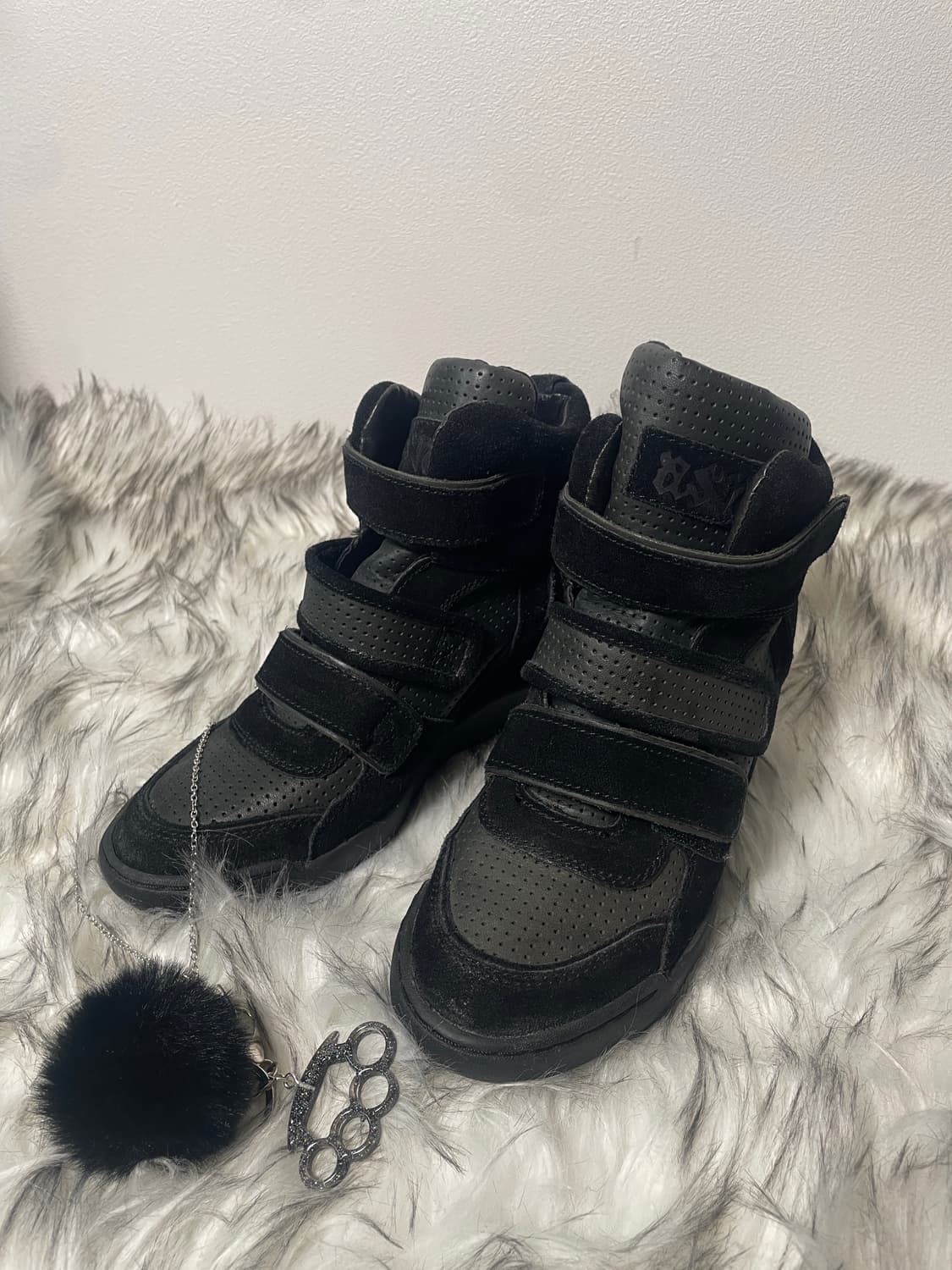 Ash 아쉬 웨지힐 스니커즈 블랙 상품이미지4