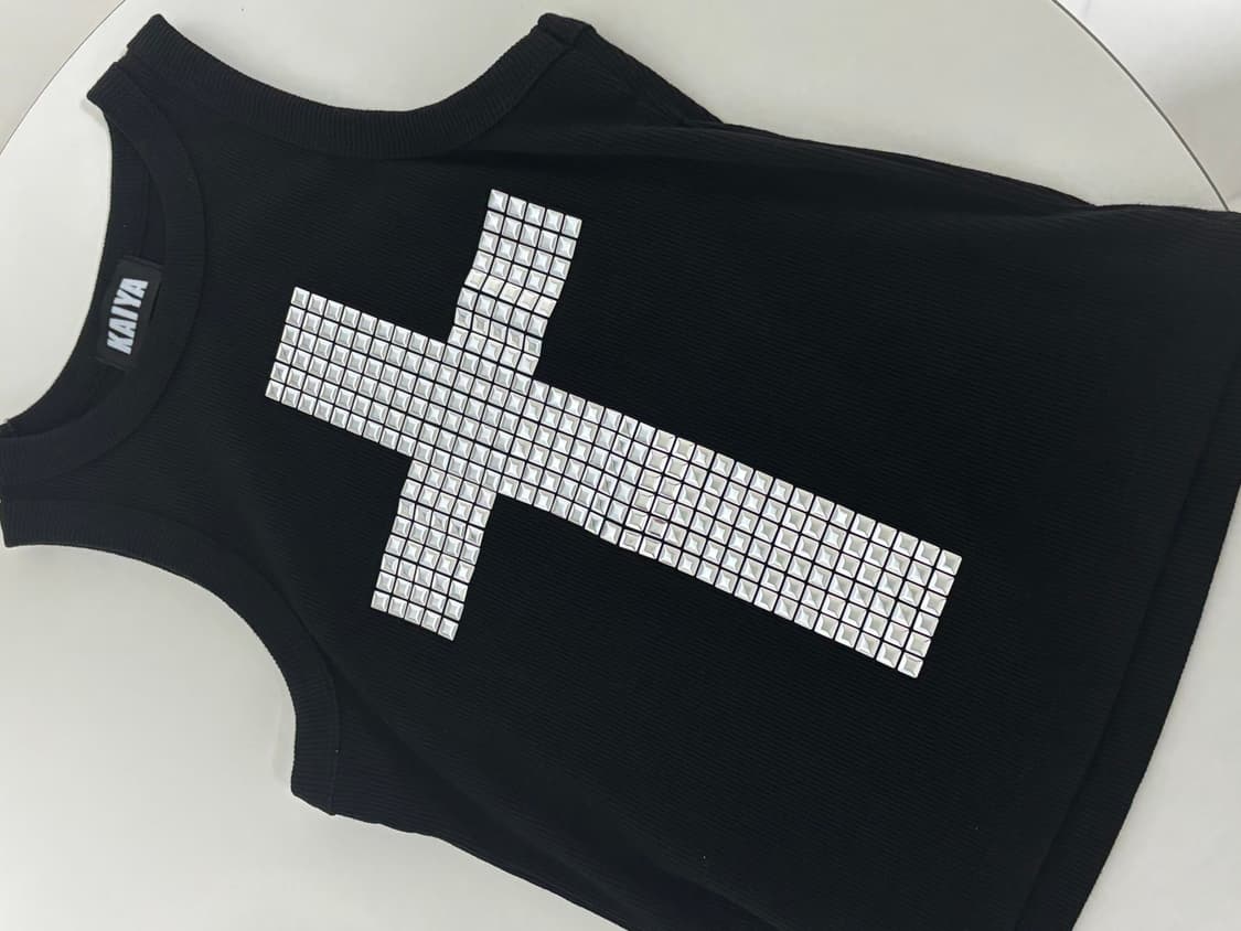 (새상품) 카이야 kaiya cross sleeveless 상품이미지3