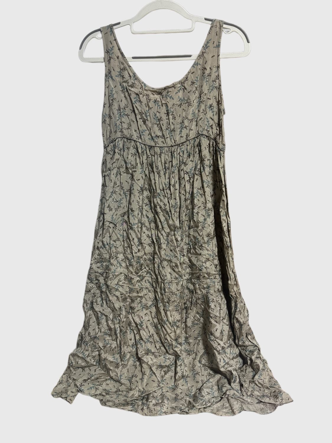 빈티지 나뭇잎 패턴 원피스 상품이미지3