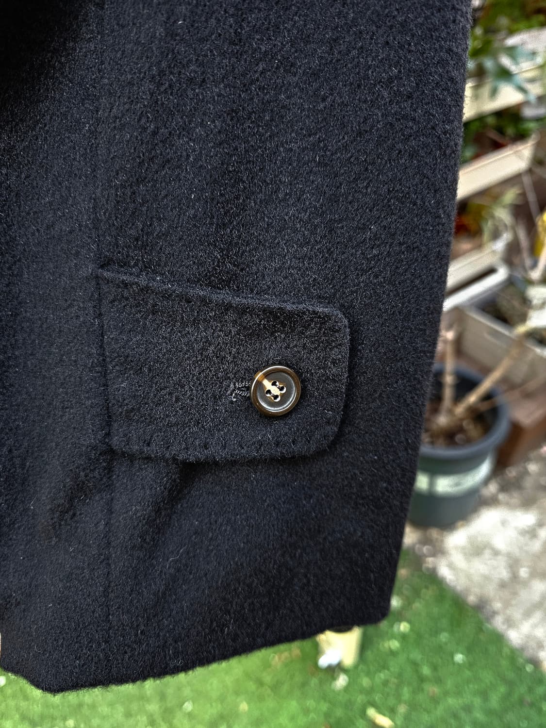 Dicuore 블랙 캐시미어&실크 발마칸 코트 상품이미지6