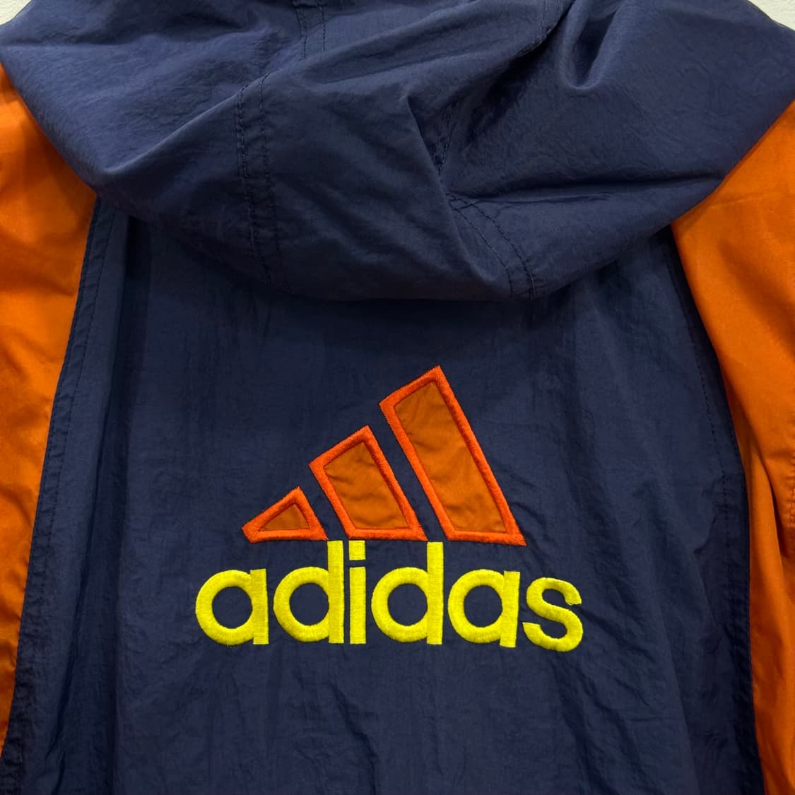 아디다스 배색 아노락 키즈M 상품이미지5