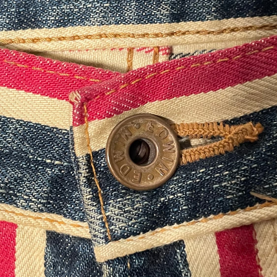 에드윈 505ss4 멀티 스트라이프 부츠컷 데님팬츠 (onp.03)   상품이미지8