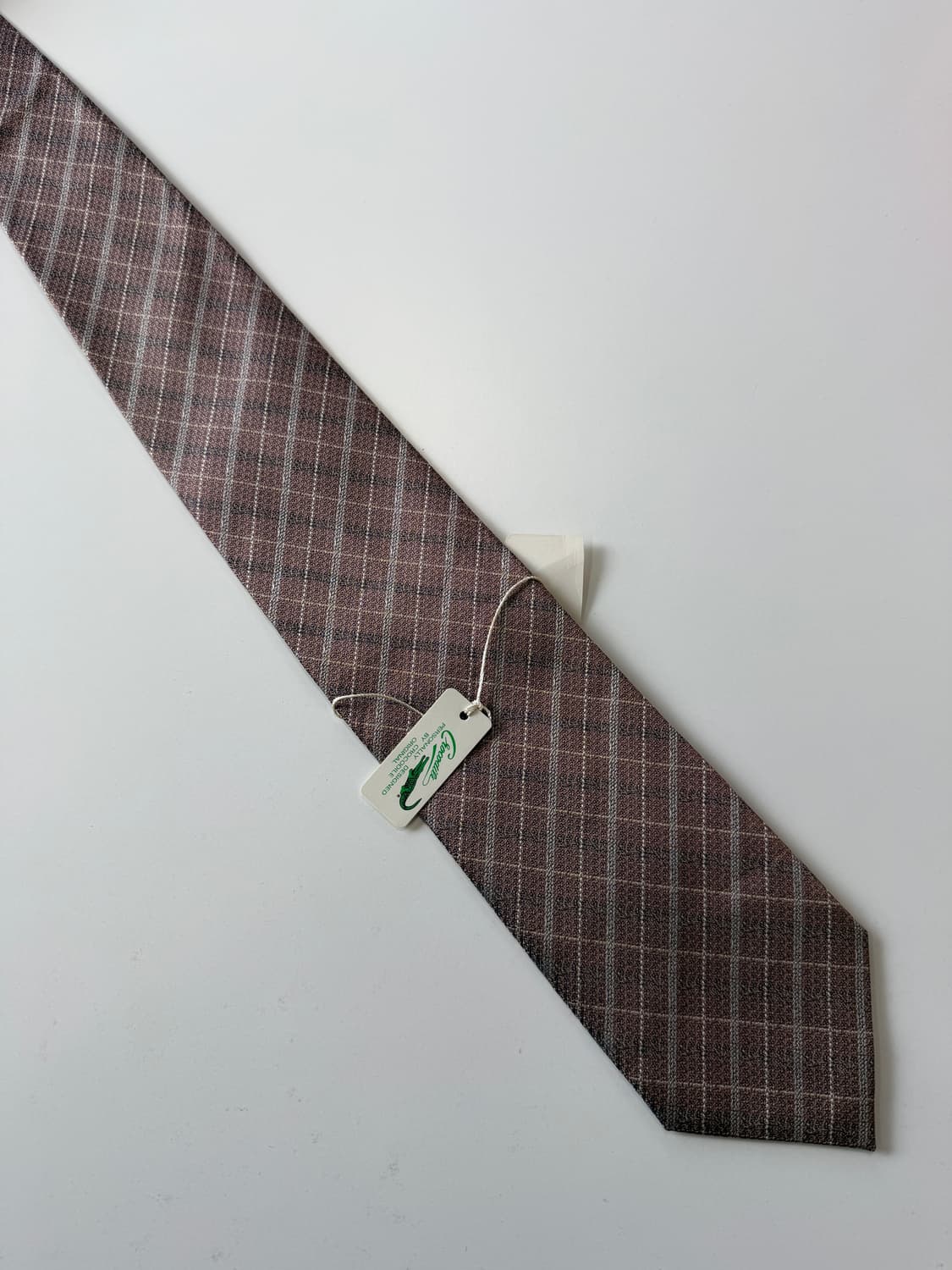 크로커다일 (Crocodile) 실크 넥타이 9cm 상품이미지2