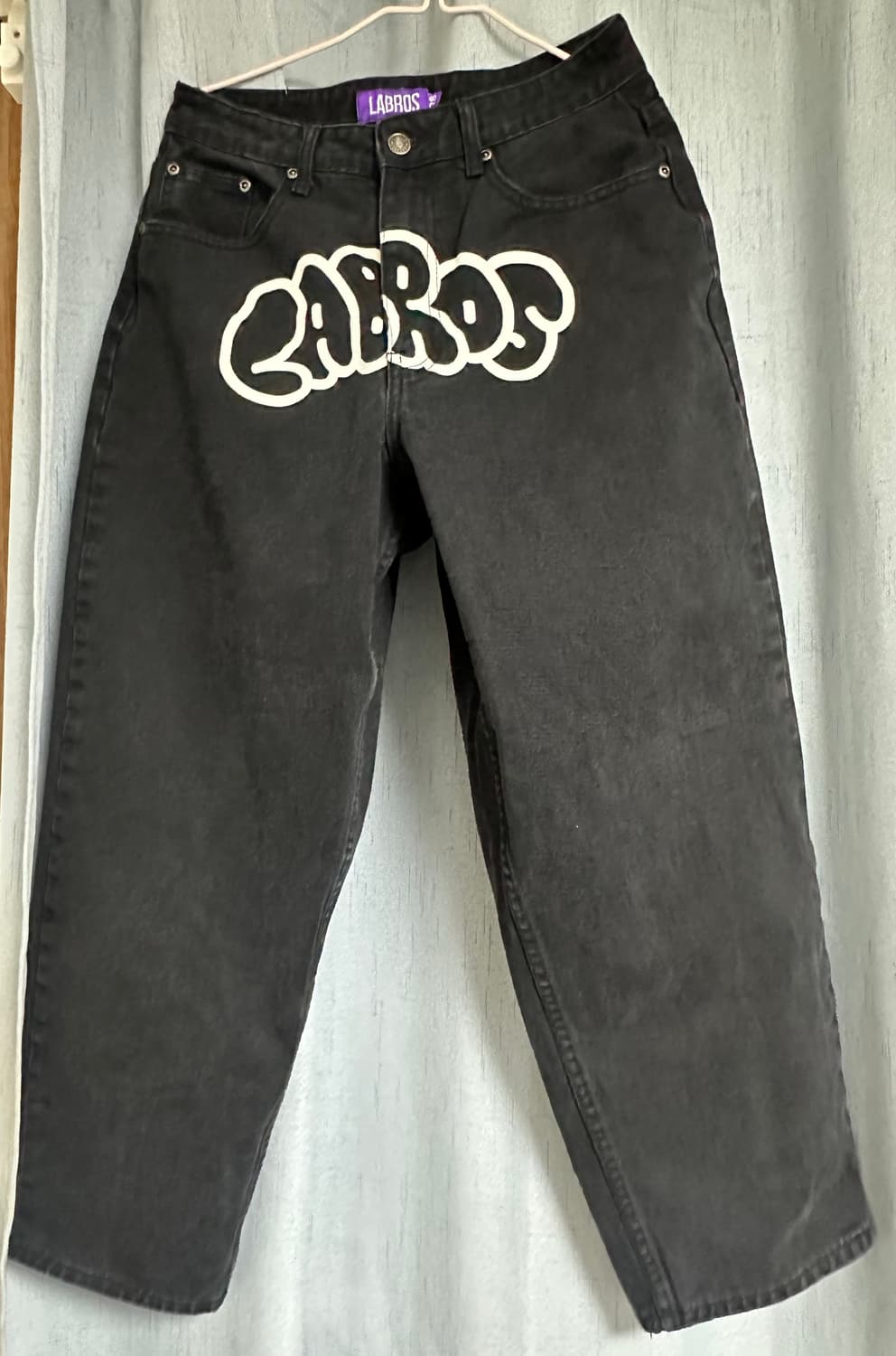 LABROS 라브로스 흑청 데님 버블진 28 상품이미지1