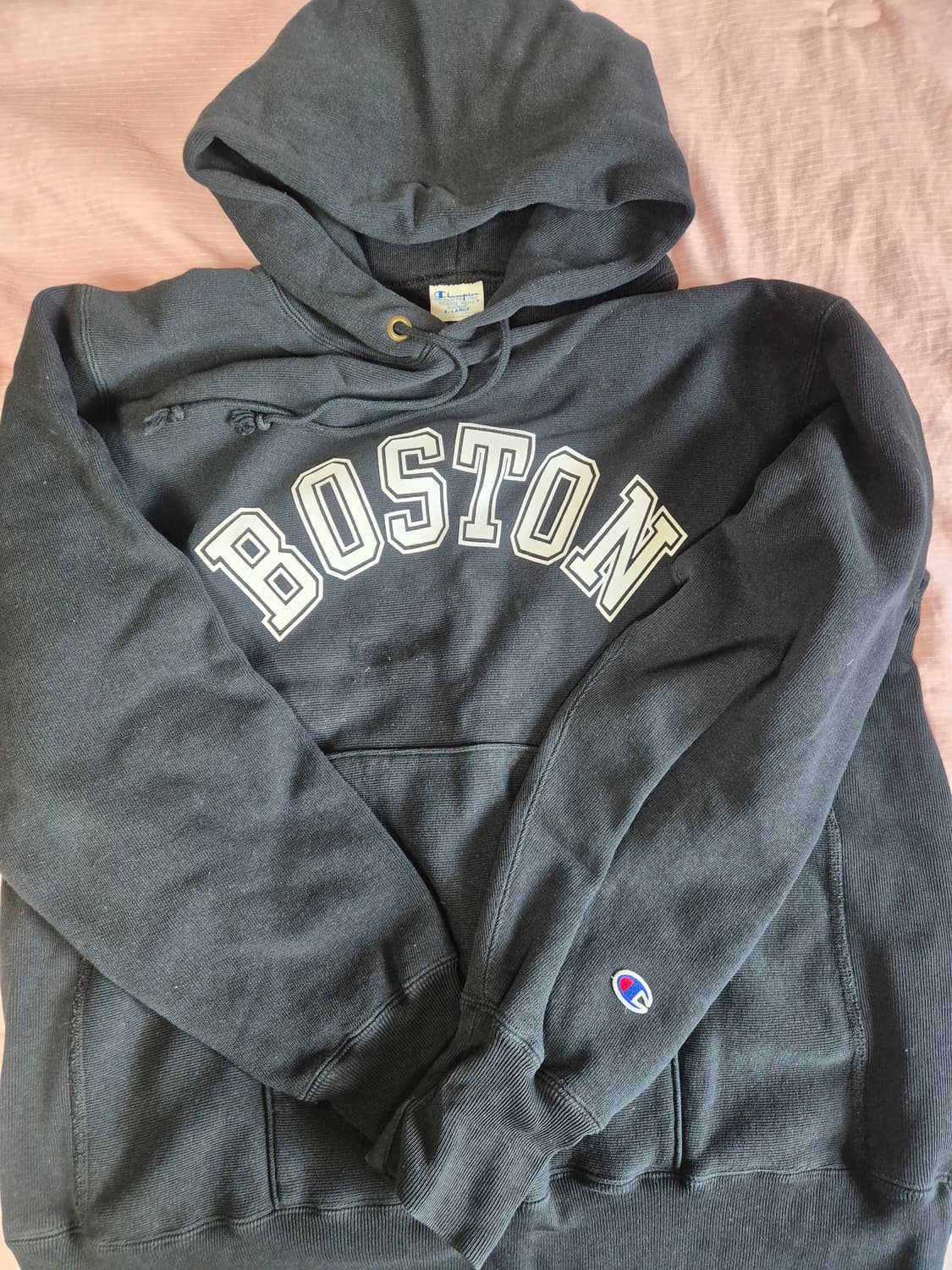 챔피온 보스턴 리버스위브 재팬 블루택 후드티 XL 상품이미지1