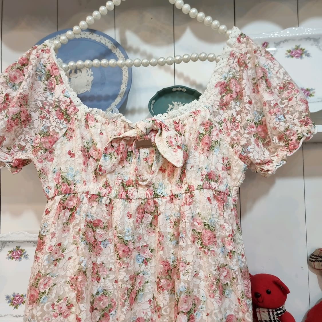 리즈리사(LIZ LISA) 로즈가든 레이스 플라워 원피스 상품이미지9