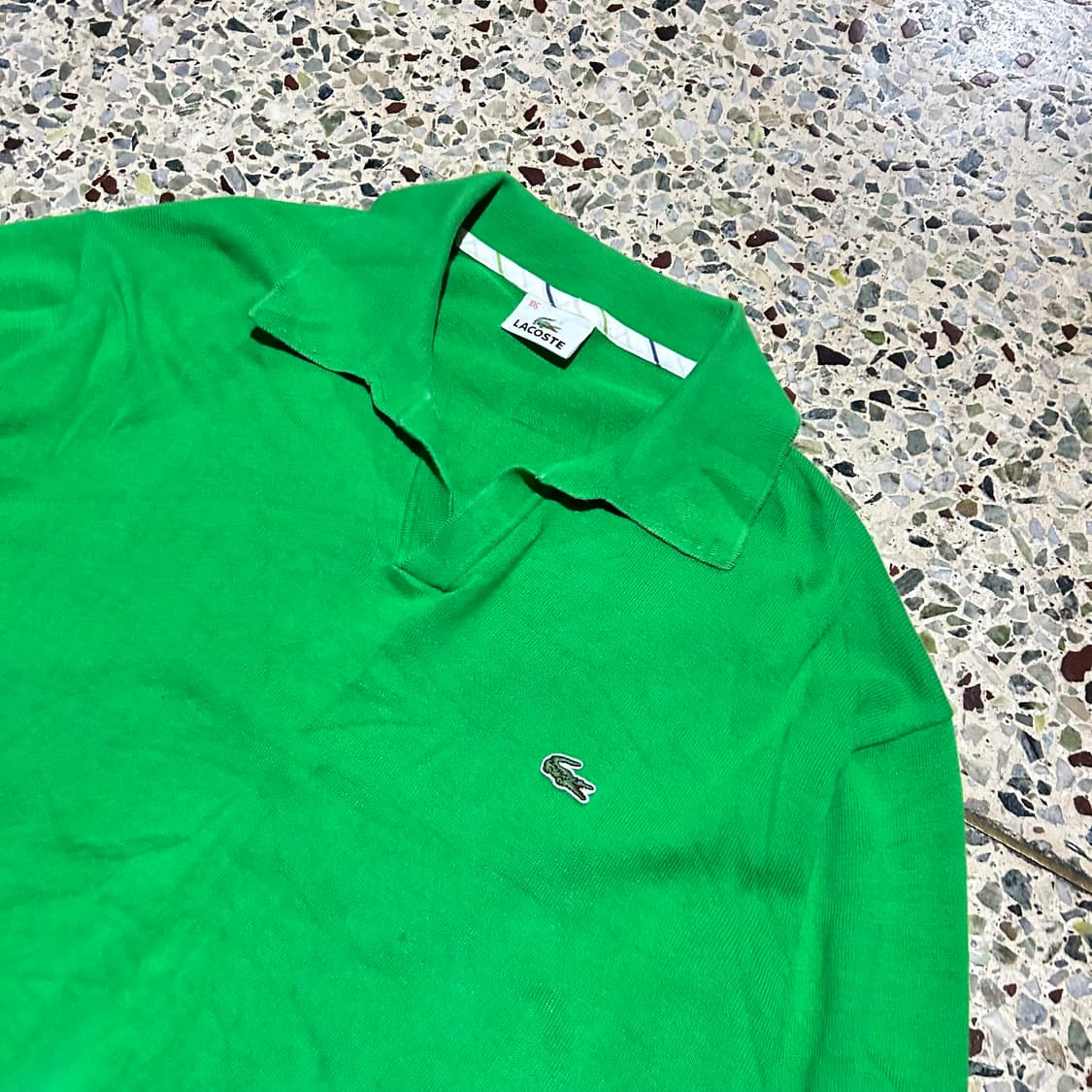 라코스테(Lacoste)그린 긴팔 카라티 상품이미지2