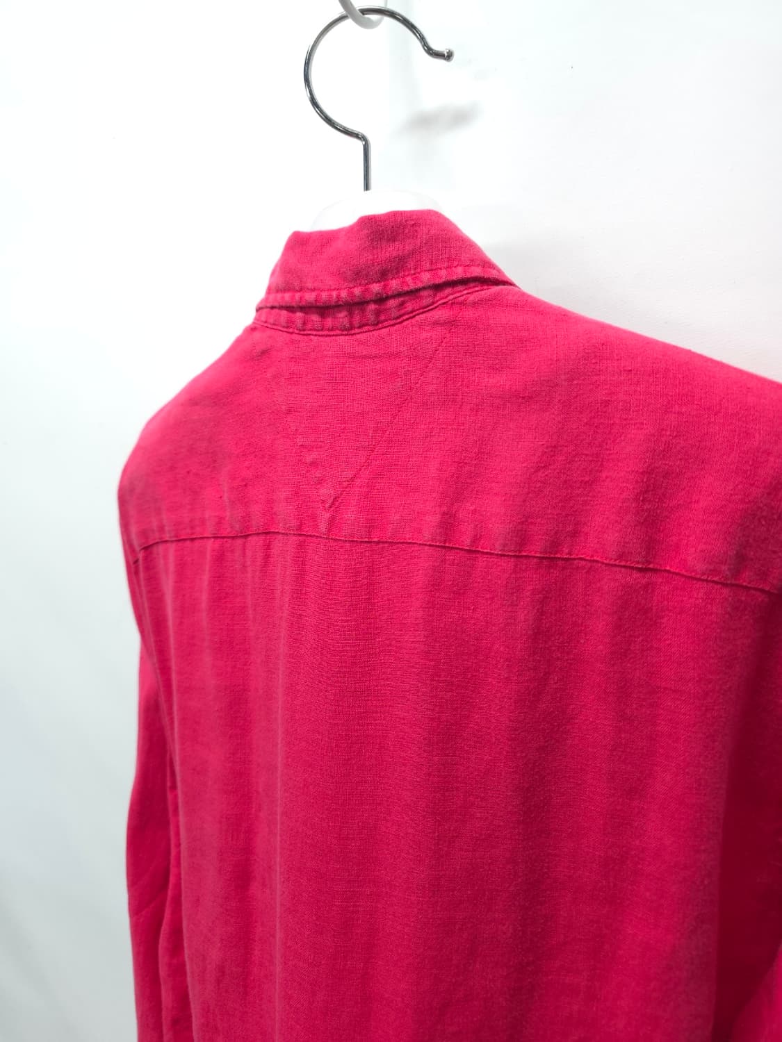 타미힐피거 프리미엄 린넨 셔츠 핫핑크 (~66반) 상품이미지9