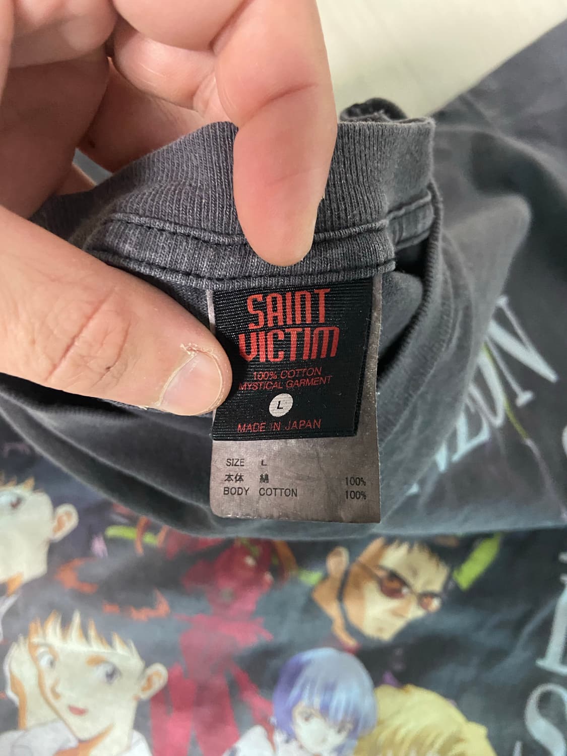 [4/9 배송가능][L]세인트미카엘 에반게리온 블랙 상품이미지2