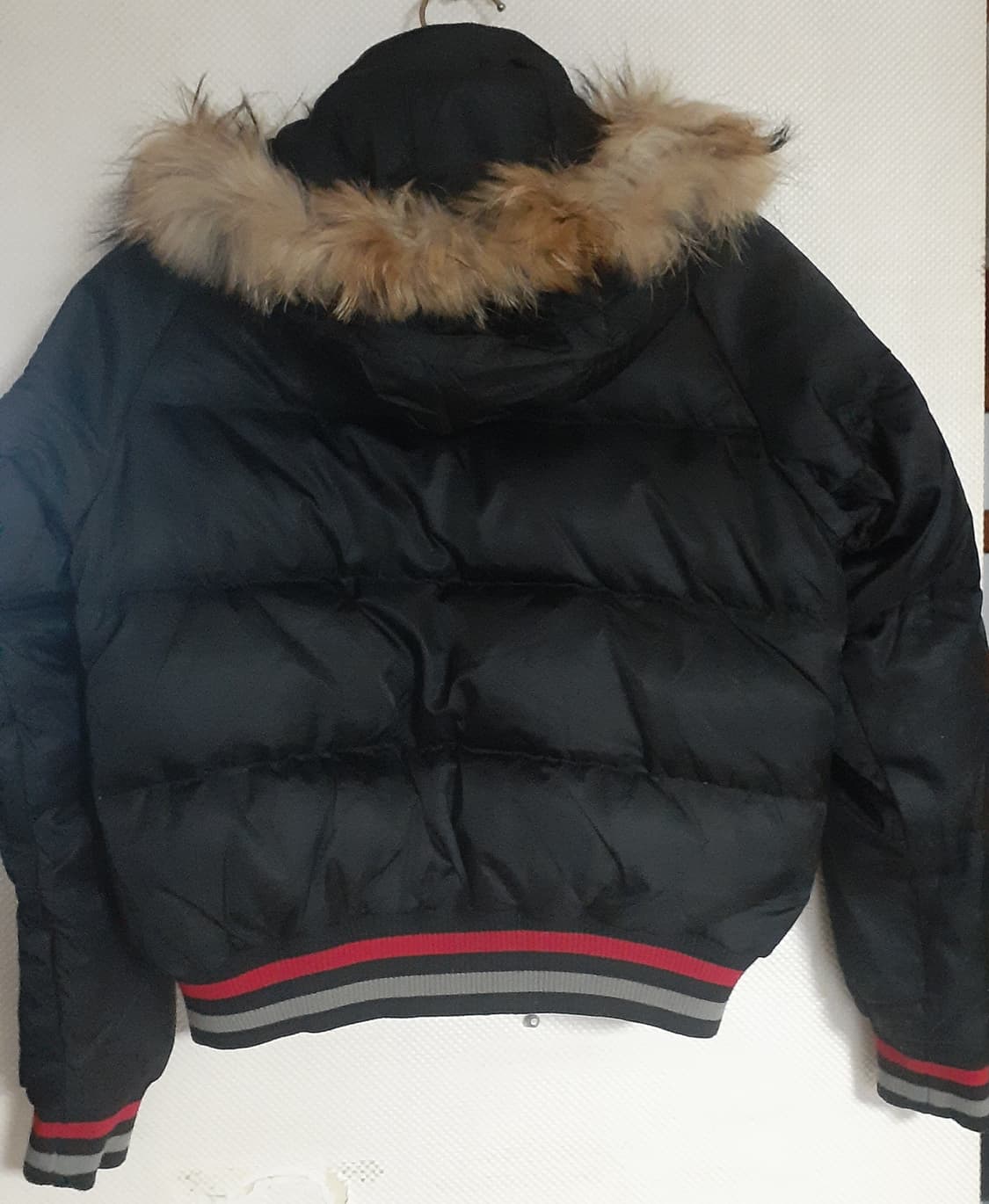 (M) 후부 레이싱 덕다운 패딩 자켓 상품이미지2