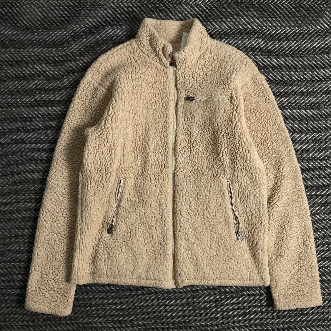 필라 빅로고 미니멀 양털 플리스 자켓o 3053 상품이미지3