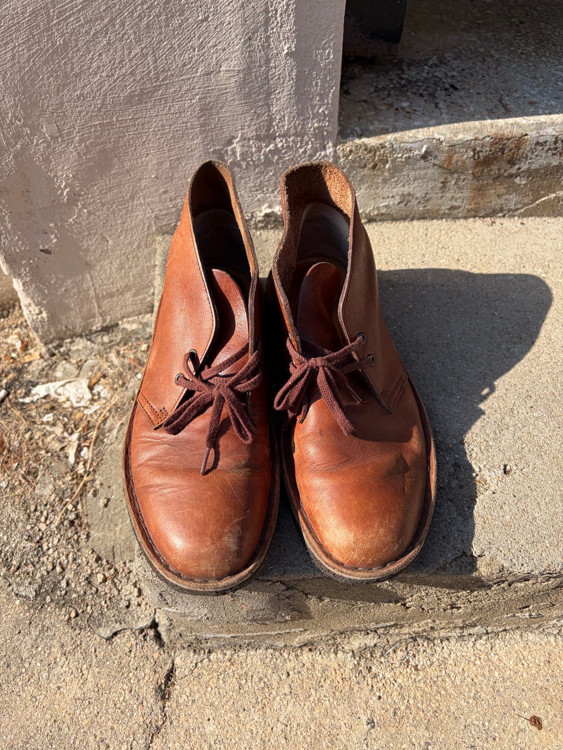 Clarks Originals 데저트부츠 브라운 레더 US6 상품이미지3