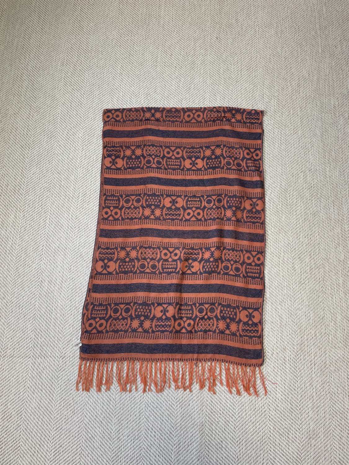 빈티지 포크로어 패턴 블랭킷 상품이미지1