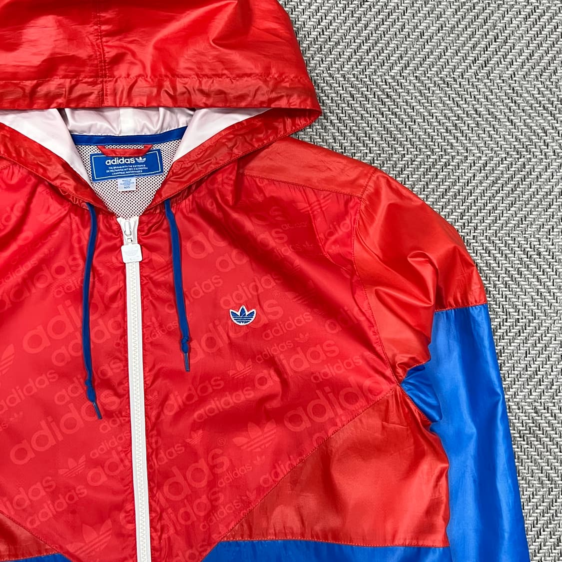 아디다스 배색 바람막이 v0718 상품이미지5