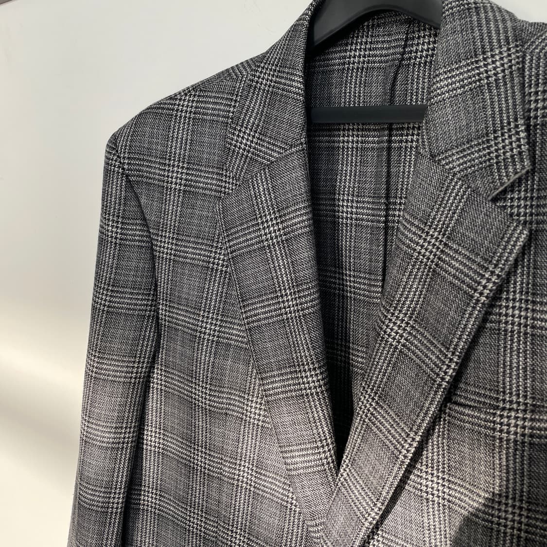 솔리드옴므 체크 블레이저 자켓 상품이미지4