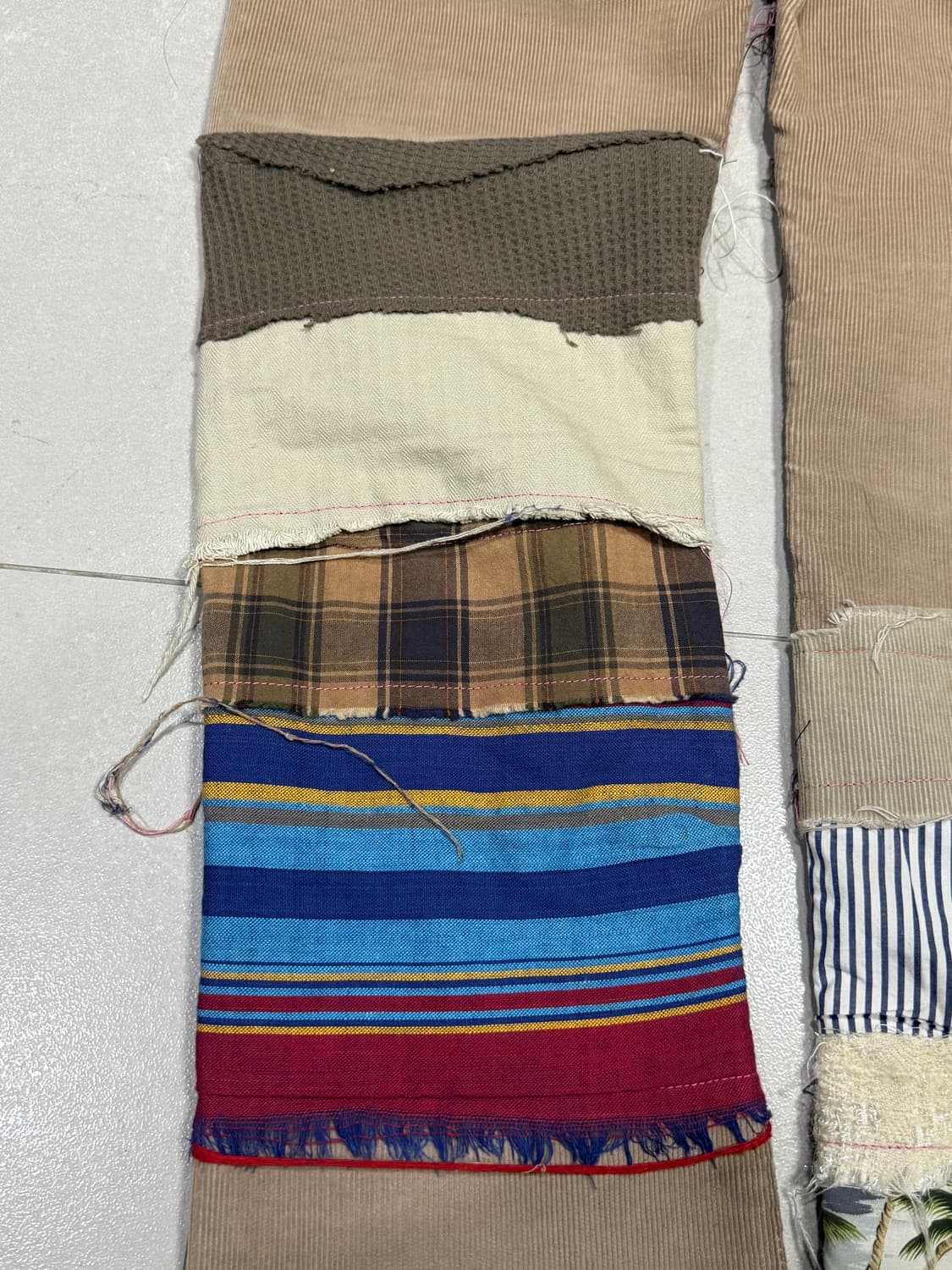 80s 리바이스 패치워크 커스텀 코듀로이 팬츠 바지 상품이미지8