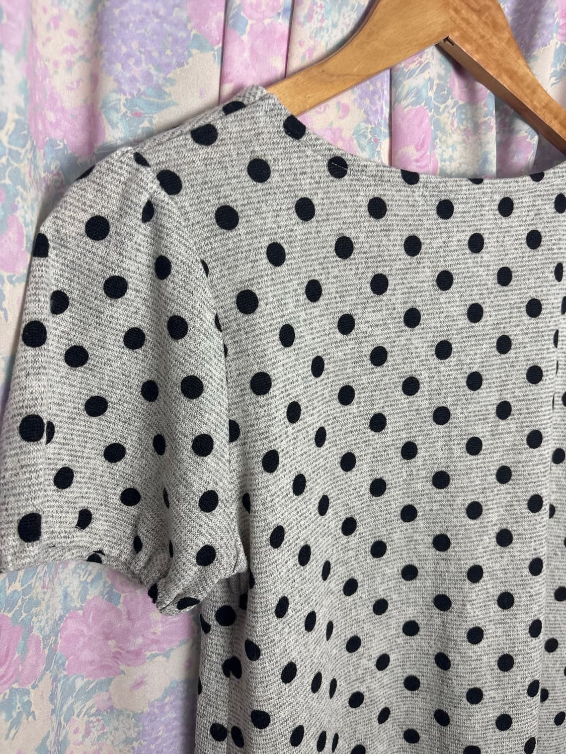 그레이 반소매 니트 원피스  상품이미지8