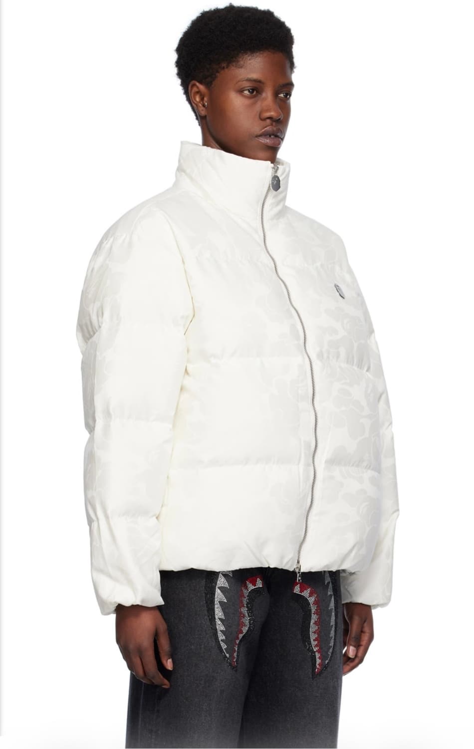 베이프 오프화이트 솔리드 카모 다운 재킷 L 상품이미지2