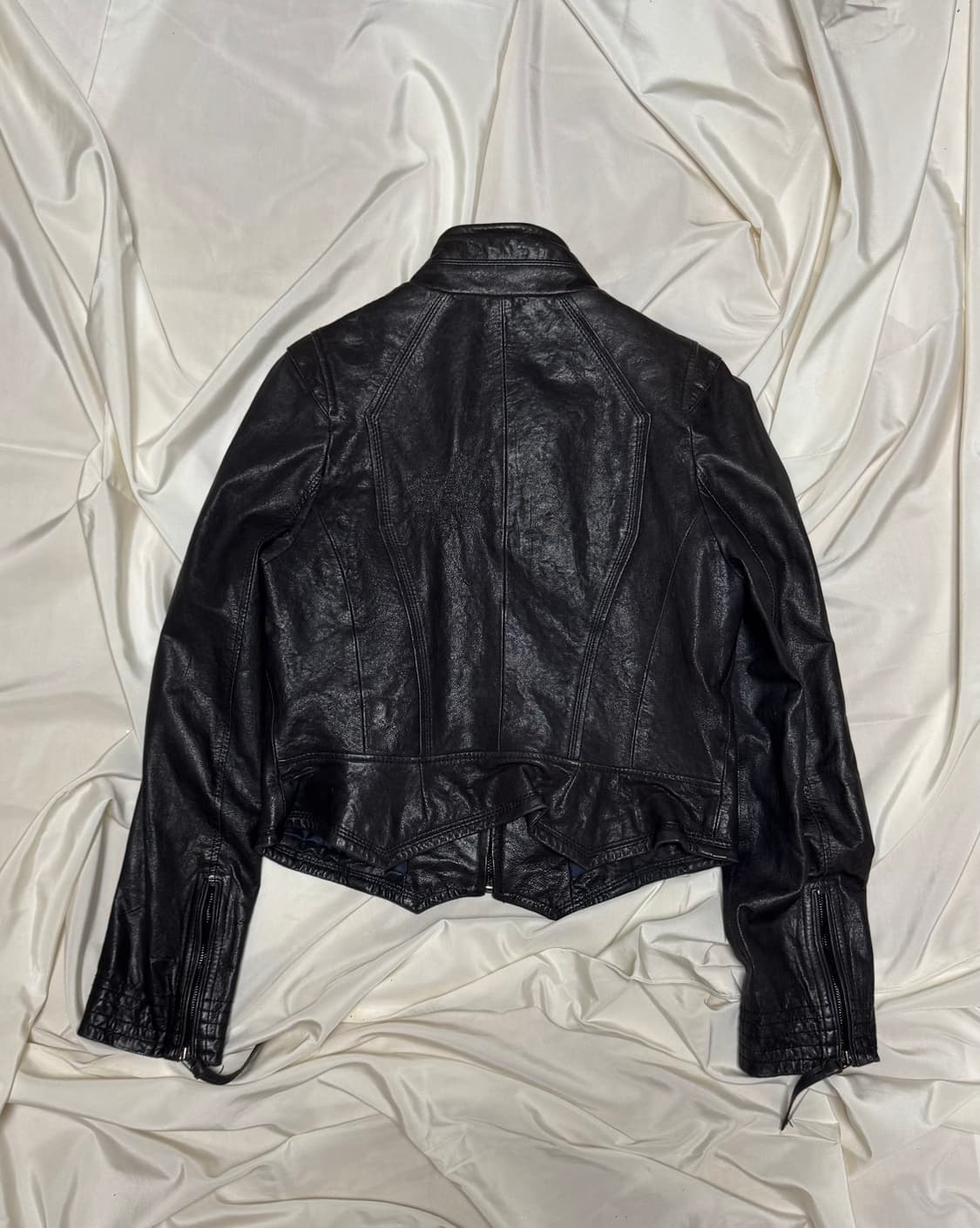 00s Mode sheepskin leather jacket 상품이미지5