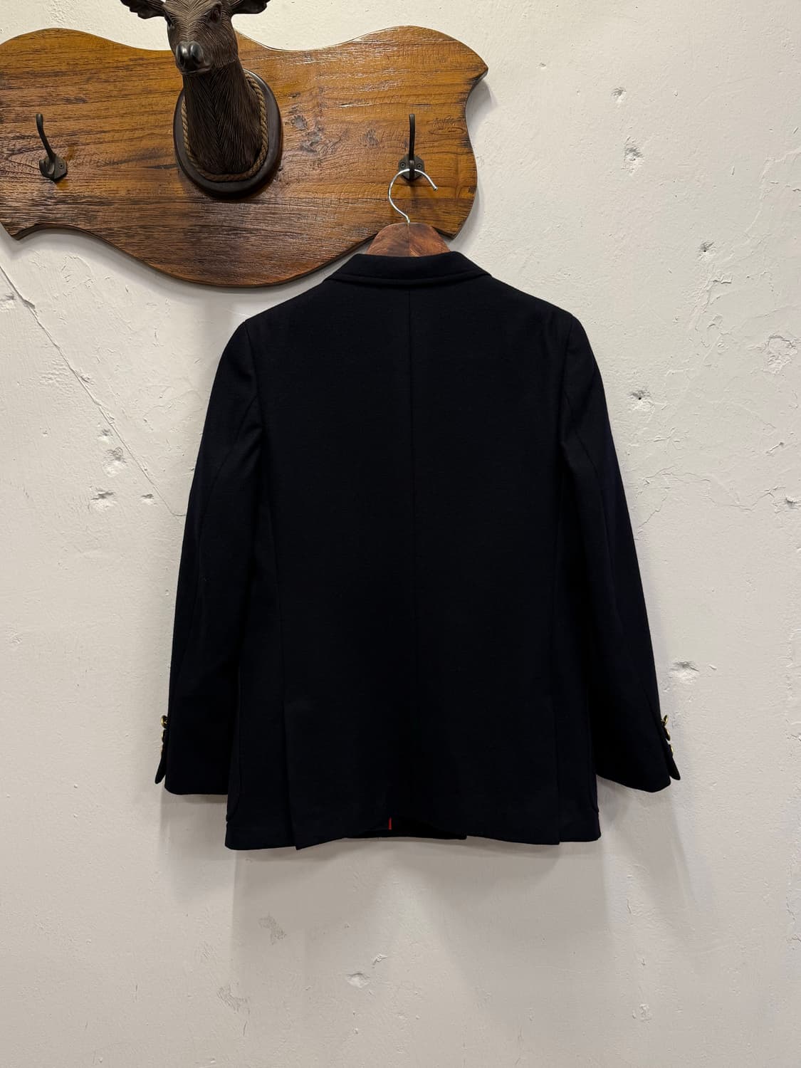 44) J.PRESS Double-Breasted Navy Wool Bl 상품이미지5
