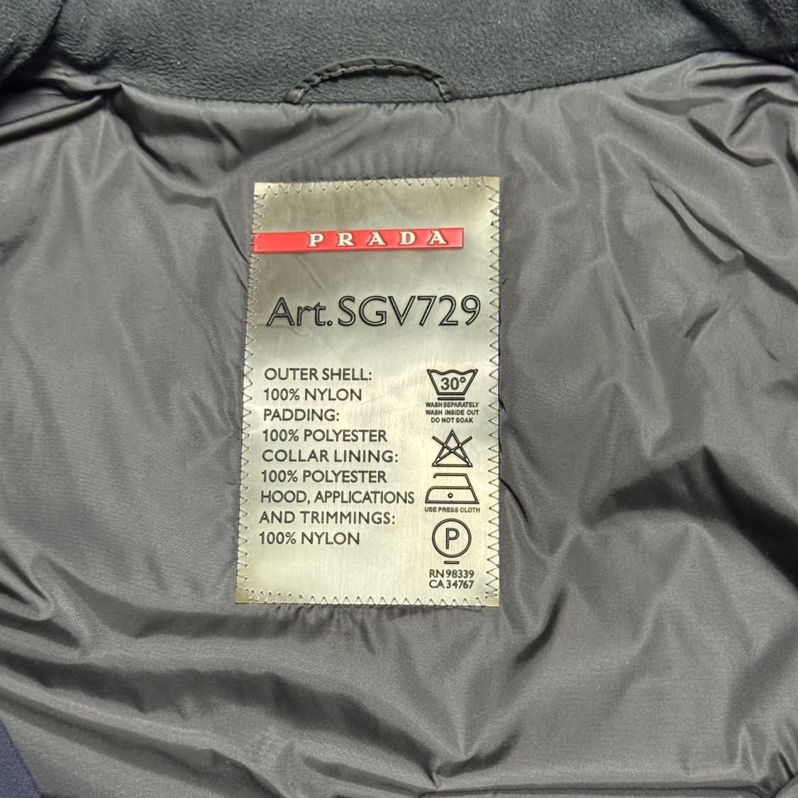 TG.48 00‘s 프라다 액티브 고어텍스 스키 자켓 상품이미지5