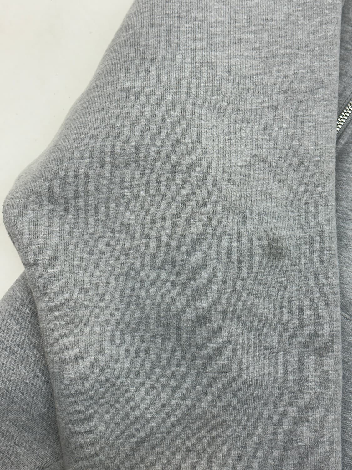 아이앱 스튜디오 x 오베이 아이콘 엑스트라 헤비 집업 후드 그레이 헤더 상품이미지4