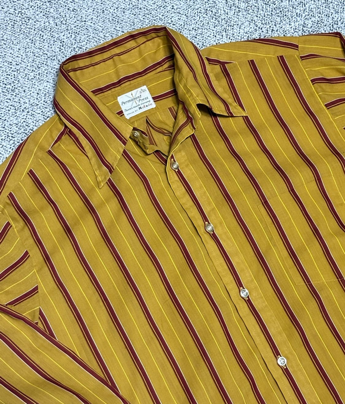 70s 미국 빈티지 빅카라 웨스턴 무드 셔츠 상품이미지3