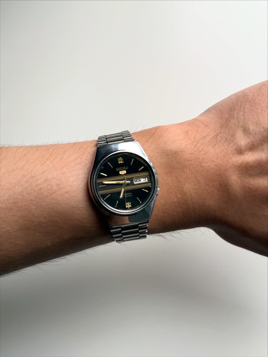 90s Seiko5 Autmatic Vintage Metal Watch 상품이미지6
