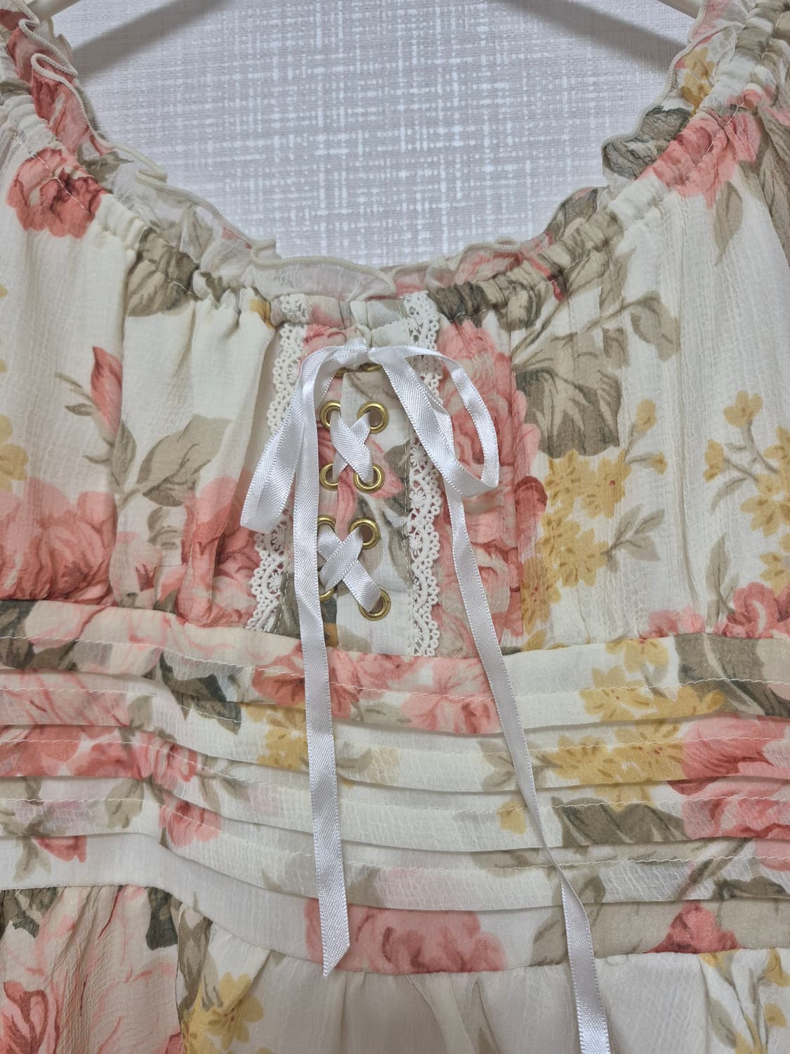 리즈리사 고전템 히메갸루 플로럴 원피스 상품이미지4