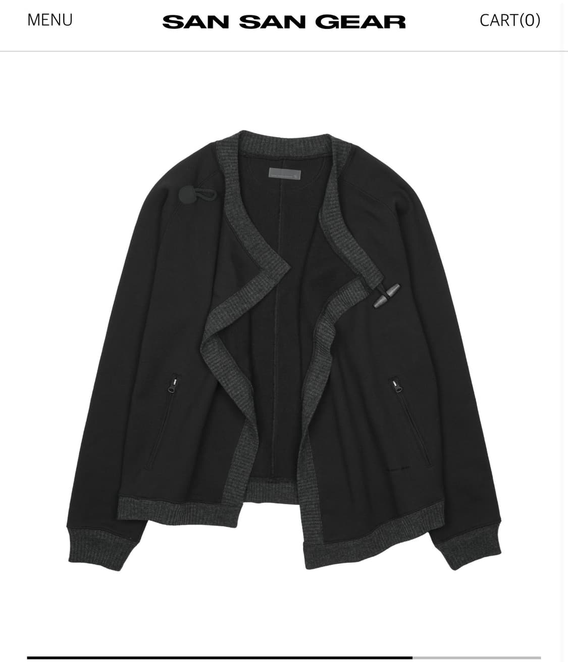 sansangear 산산기어 wrapped jacket  상품이미지2