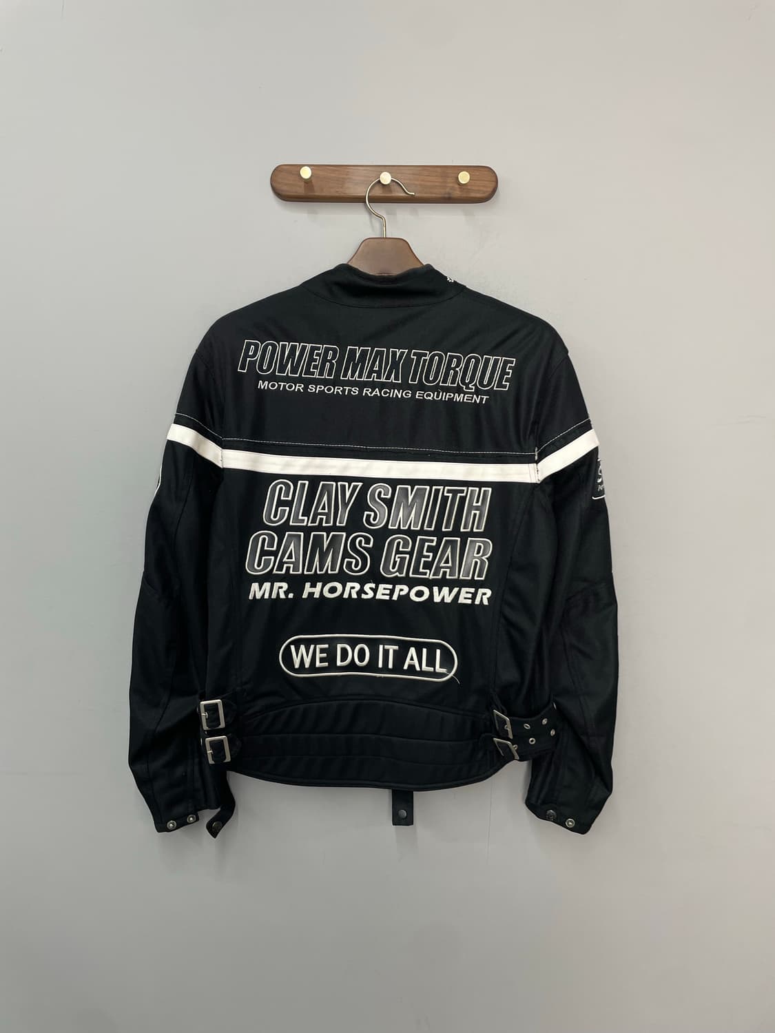 클레이 스미스 블랙 레이싱 자켓 H2274 상품이미지4