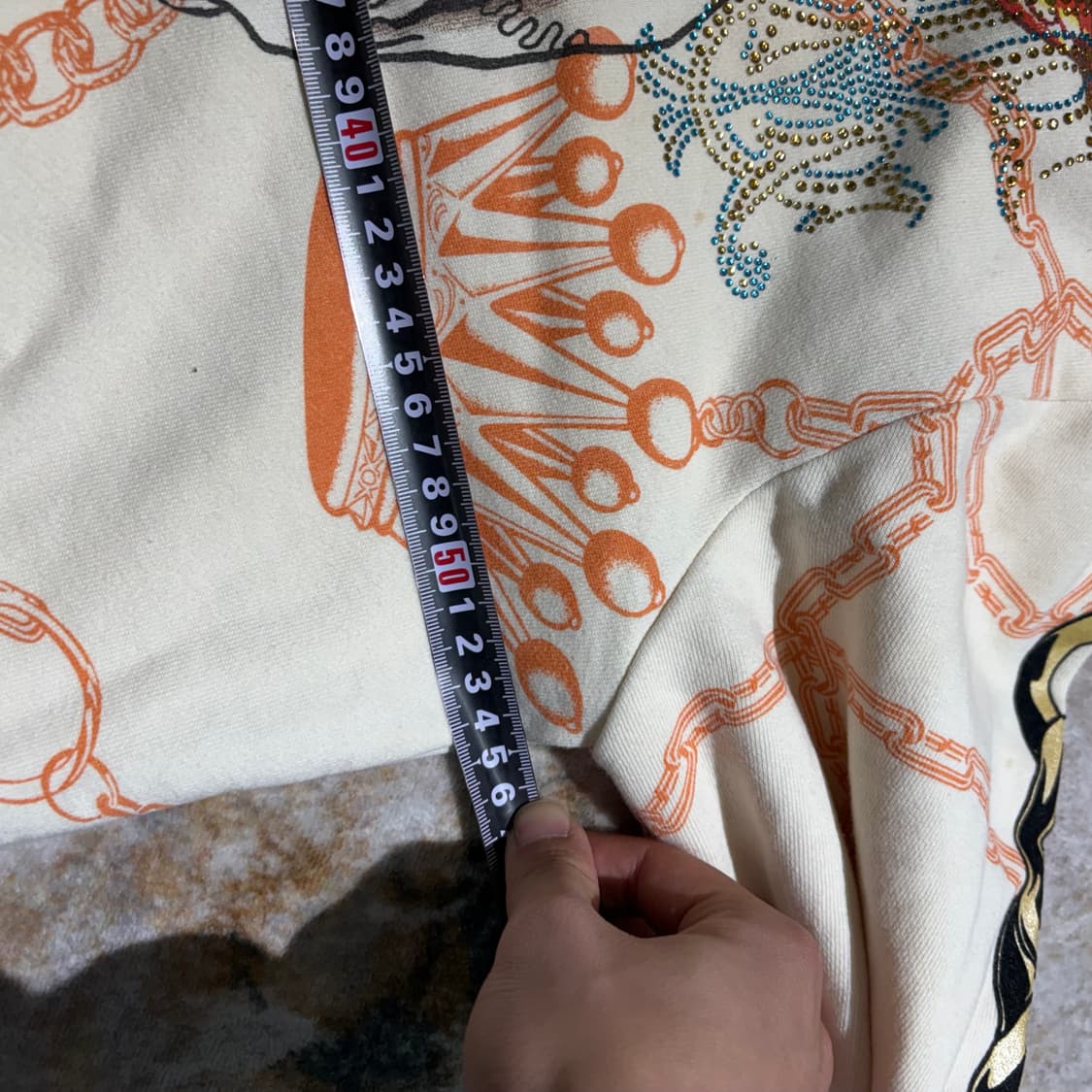 크리스찬 오디저 스컬 큐빅 후드집업 상품이미지9