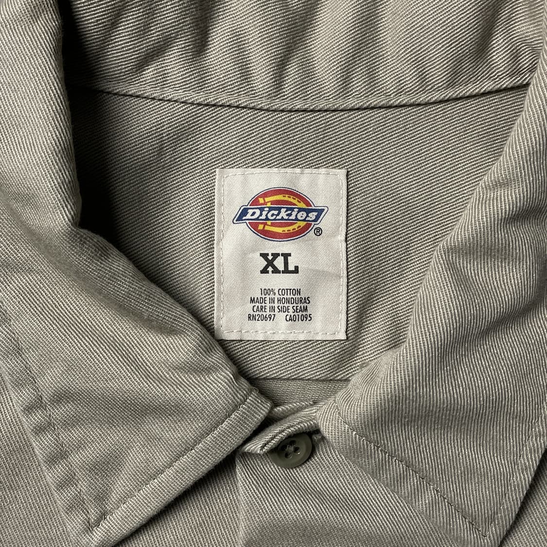 DICKIES 디키즈 빈티지 베이지 플랩포켓 워크 셔츠 A00900 상품이미지9
