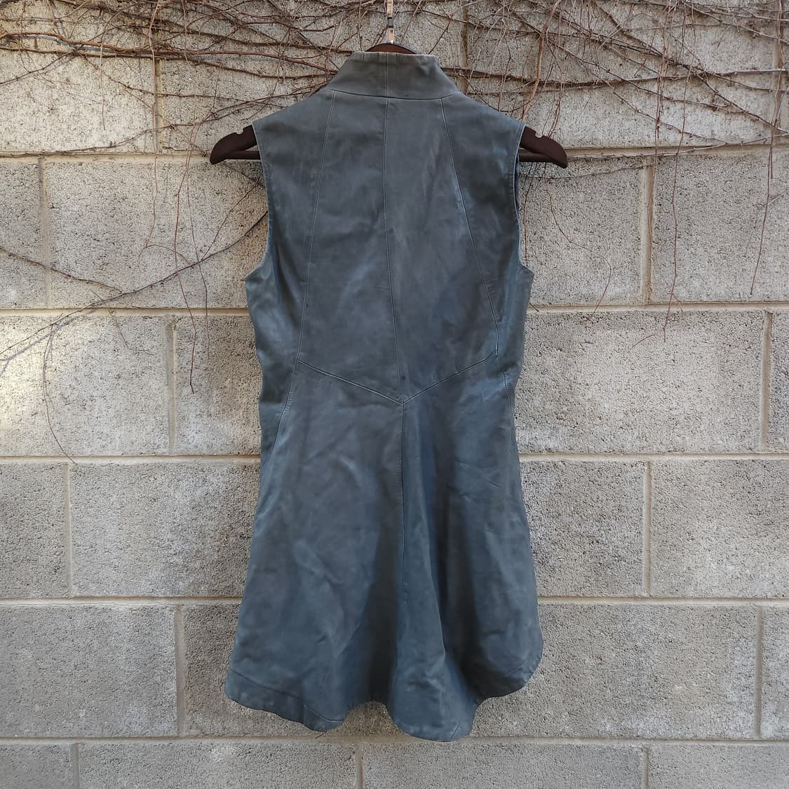 [M] Ilaria Nistri 조끼 롱 레더 자켓 상품이미지6